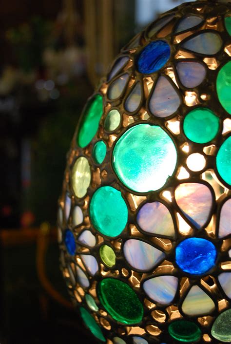 stained glass lamp | Vitroux, Lámparas