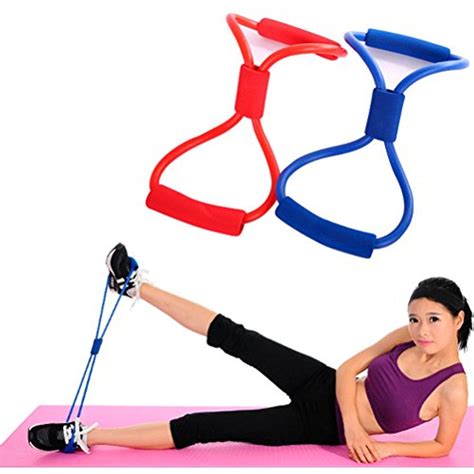 Odowalker Resistance Bands Figure 8 Exercise Band Resistance Fitness Equipment Tool For Back