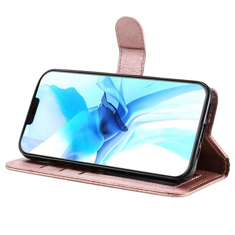 iPhone 12 Pro Wallet Magnetic Detachable 2 in 1 Case Rose Gold