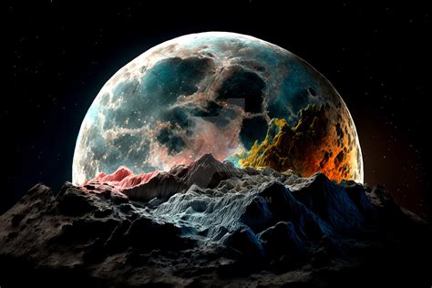 Surreal Moon View QHD Background by JayNL on DeviantArt