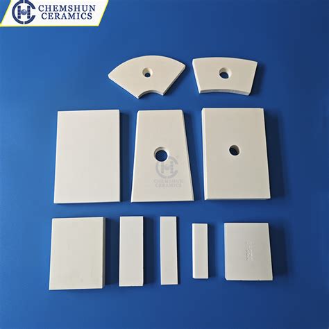 Alumina Ceramic Plain Tile Alumina Ceramic Weldable Tile Ceramic Pipe