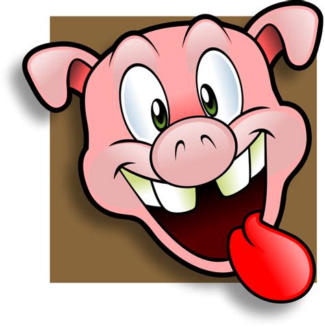 Cute Cartoon Pig Clipart Cute Cartoon Pig Face Free Transparent Png