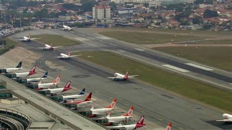 Presen A De Drone No Entorno De Congonhas Fez Aeroporto Fechar Por