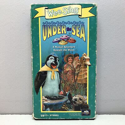 WEE SING UNDER The Sea VHS Video Tape Price Stern Sloan RARE! *BUY 2 ...