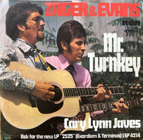 Zager Evans Mr Turnkey Cary Lynn Javes 1969 Vinyl Discogs