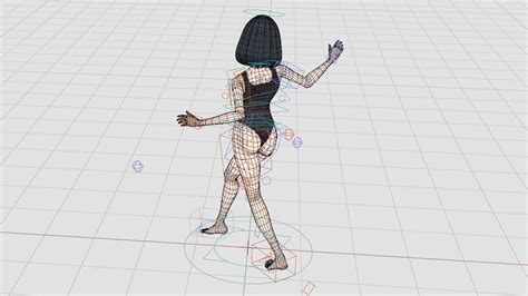 3D Model Emi Bikini Girl VR AR Low Poly CGTrader