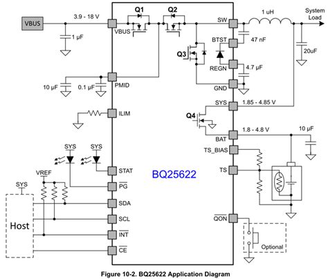 BQ25622: Questions about BQ25622 application - Power management forum ...