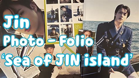 Unboxing BTS Special Photo Folio JIN Sea of JIN island БТС