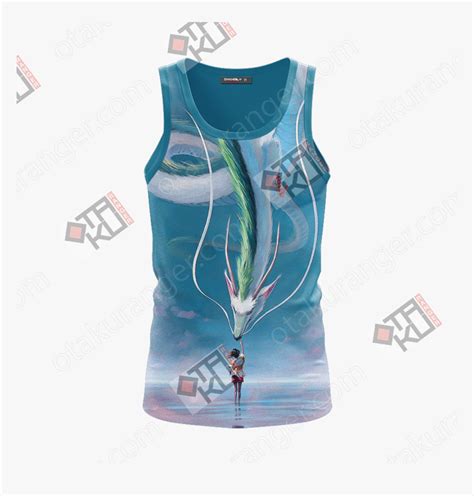 Spirited Away Ogino Chihiro And Haku Unisex 3d Tank Neon Genesis