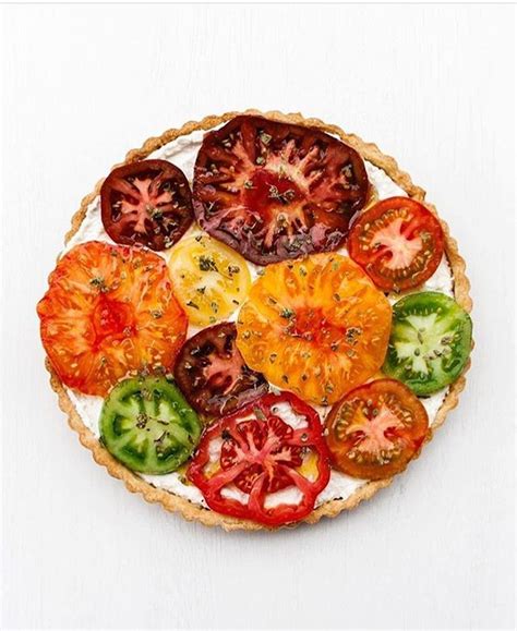 This Three Cheese Ricotta Parmesan Pecorino Tomato Tart From