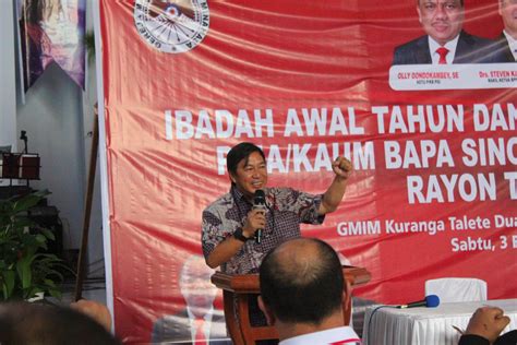 Ini Pesan James Sumendap Saat Hadir Di Ibadah P KB Rayon Tomohon Dan