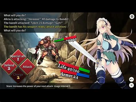 Pretty Blonde In Hentai Ryona Sex In Erotic Rpg Game XNXX