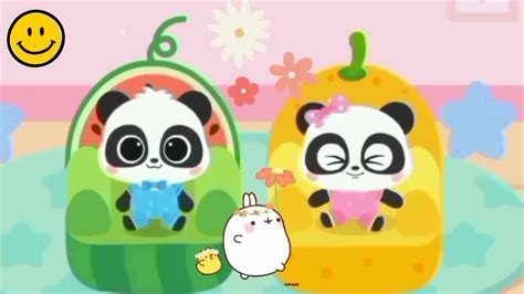 Panda Kiki Dan Miu Miu Mengurus Bayi Panda Lucu Kartun Anak