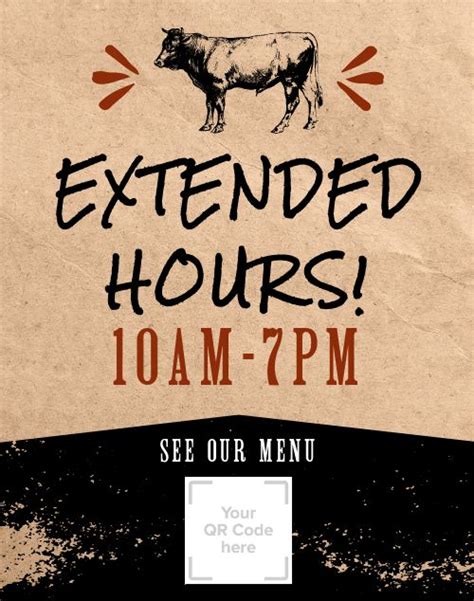 hours poster template  musthavemenus