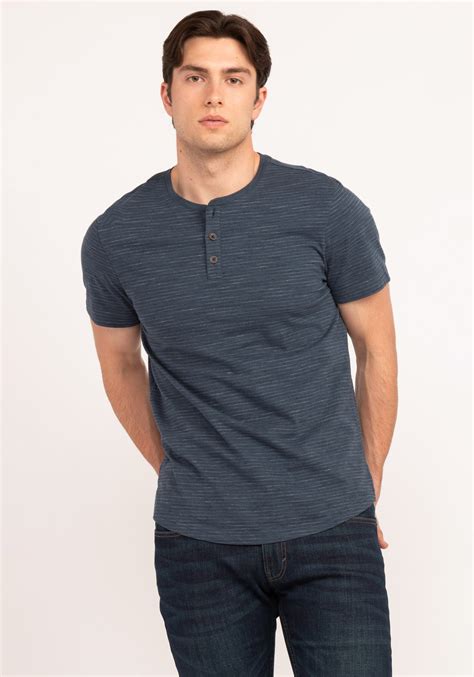 Dominic Basic Henley T Shirt Bootlegger 2000006530