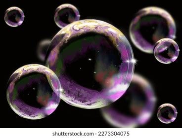 Purple Podium Soap Bubbles Background Photos Images Pictures