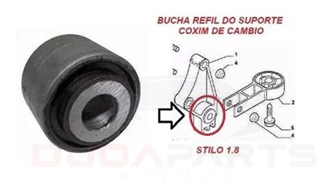 Bucha Refil Suporte Inferior Calço Coxim Stilo Mercado Livre