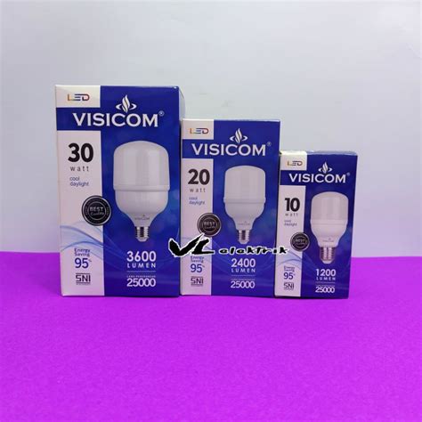 Jual LAMPU LED VISICOM 10 Watt 20 Watt 30 Watt GARANSI RESMI 1 TAHUN