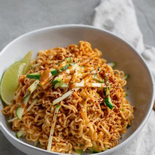 Gochujang Peanut Noodles With Patty Pan Squash The Curious Chickpea