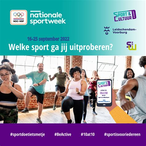 Probeer Een Sport Uit Tijdens De Nationale Sportweek Sport En Welzijn