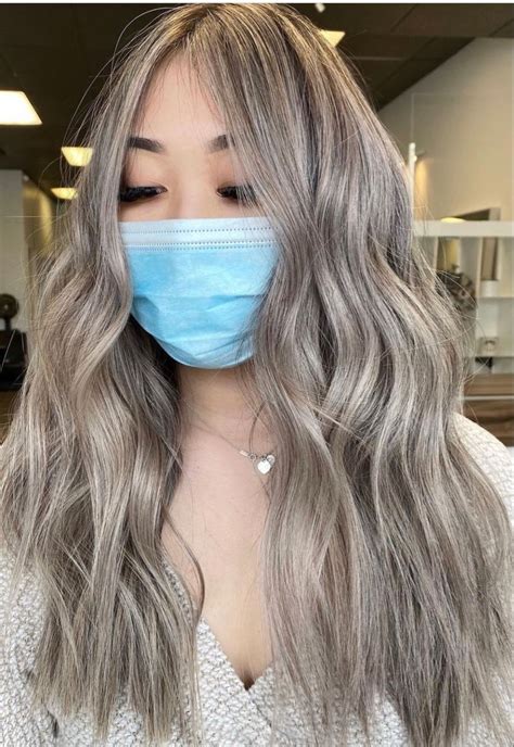 Pin By Nikki Josephine On Quick Saves Blonde Asian Hair Ash Blonde Hair Colour Grey Blonde Hair