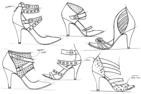 Diseño De Zapatos Fashion Illustration Shoes Shoe Design Sketches