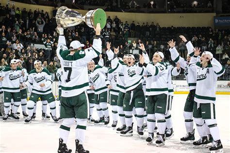 Beavers Dethrone Minnesota State In Blowout Fashion To Win Macnaughton Cup The Bemidji Pioneer