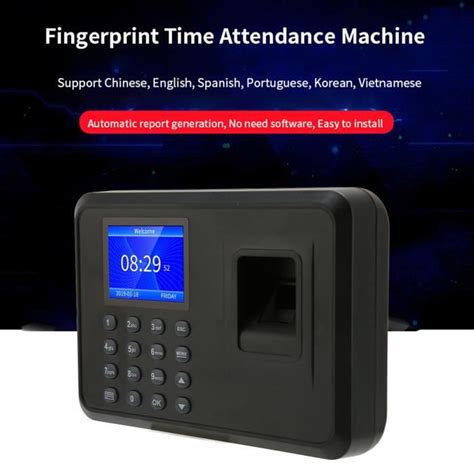 EIF Enregistreur d horloge Machine de présence d empreintes digitales 2