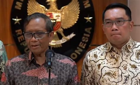 Peluang Ridwan Kamil Dan Mahfud Md Jadi Pendamping Ganjar Ini