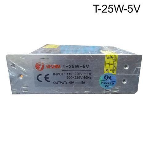 7seven Smps 5v 5a Switch Mode Power Supply Input Voltage Range 110v 220v And 200v 220v At Rs