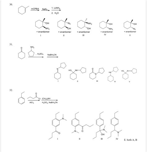 Solved 31 C CH NH H S NaBH CN QH H V E Both A Chegg