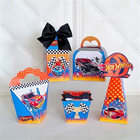 30 Peças Hot Wheels Simples Kit Festa Lembrancinha Elo7