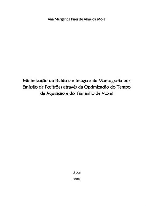 Pdf Minimiza O Do Ru Do Em Imagens De Mamografia Por Dokumen Tips