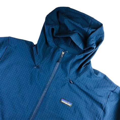 Patagonia Mens Regulator R1 Hooded Tech Face Waffle Gem