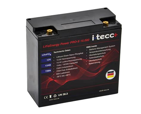 Lifeenergy Lifepo Starterbatterie Ah A I Tecc Lifeenergy