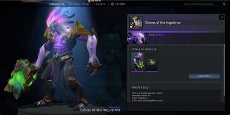 Beli Item T Chines Of The Inquisitor Faceless Void Set Collector