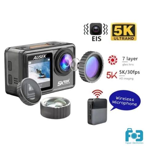 Ausek AT-S81TR 5K Action Camera with Wireless Microphone Archives ...