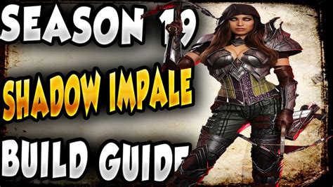 Diablo 3 Season 19 Shadow Impale Build Guide GR 128 YouTube