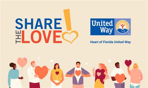 Share The Love This February Heart Of Florida United Ways Mission To