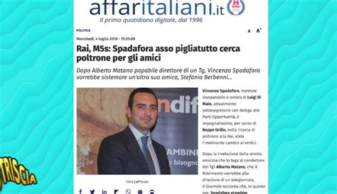 Questa Sera A Rai Scoglio Il Coming Out Di Vincenzo Spadafora