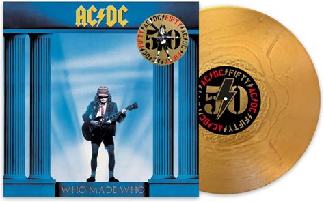 AC/DC Who Made Who Vinyl LP Gold Colour 50th Anniversary 2024 — Assai Records