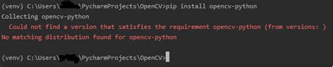 Python Problems Importing Opencv In Pycharm Stack Overflow