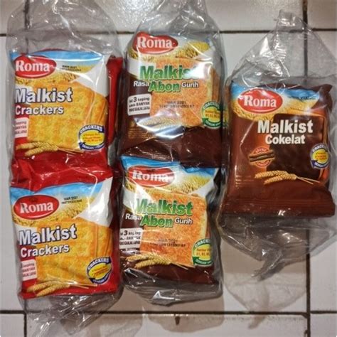 Jual Roma Malkist Crackers Cokelat Abon Gurih Renteng Isi