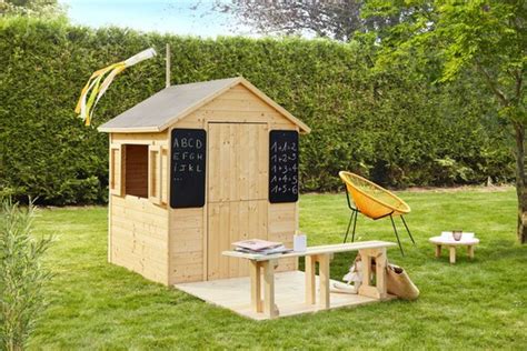 Casita De Madera Para Ni Os Con Terraza Y Banco Grace Soulet