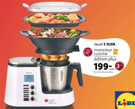 Lidl le robot Monsieur Cuisine Edition Plus à prix cassé