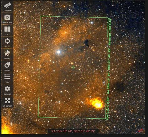 Identification Of Dark Nebula Near NGC 7538 Experienced Deep Sky