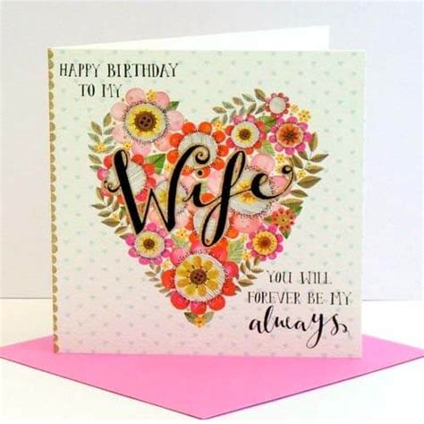 Happy Birthday Wife Cards