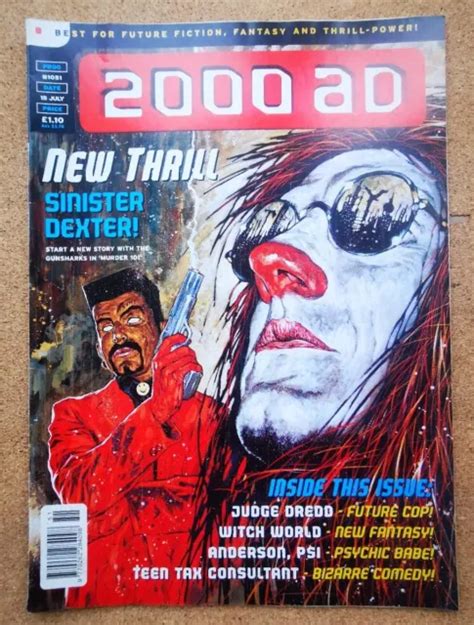 2000ad Judge Dredd Comic 1051 150797 Judge Dredd Teen Tax Consultant Eur 238 Picclick It