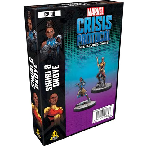 Marvel Crisis Protocol Shuri Okoye Character Pack Recess Games Llc