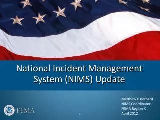 PPT National Incident Management System NIMS PowerPoint